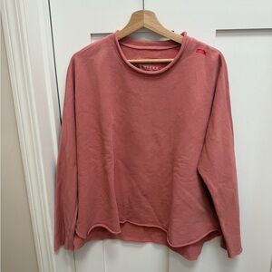 Frank & Eileen NWOT Anna Long-Sleeve Capelet Triple Fleece - med